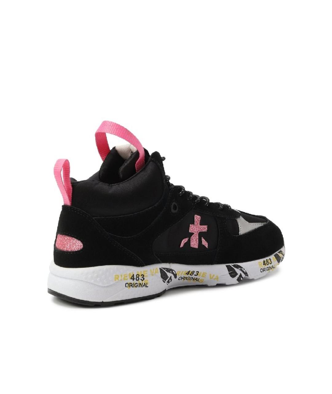 PREMIATA Черные кожаные кеды, фото 3