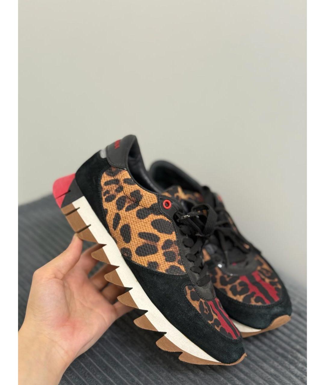 DOLCE&GABBANA Мульти текстильные кроссовки, фото 5