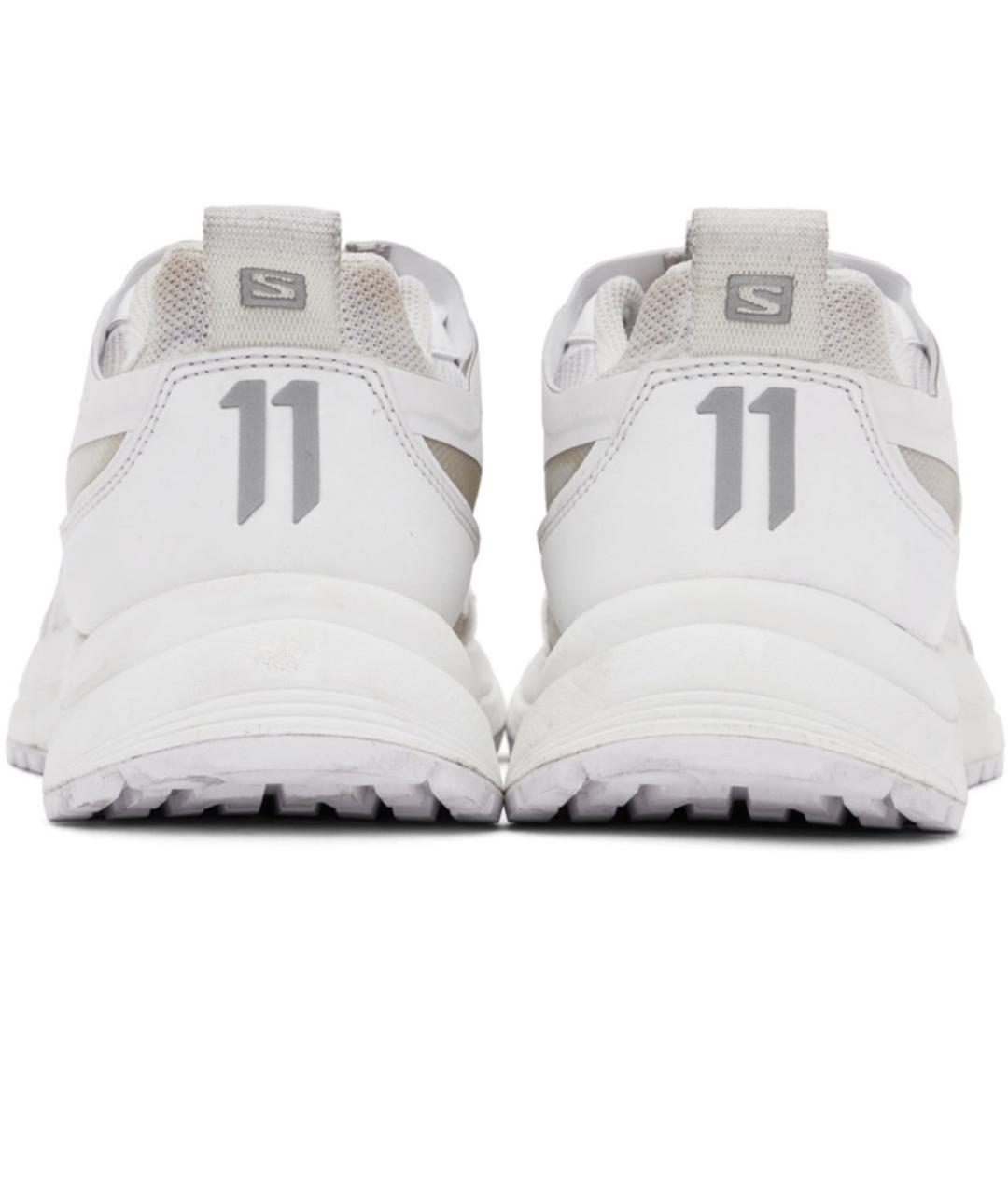 BORIS BIDJAN Белые текстильные низкие кроссовки / кеды, фото 4