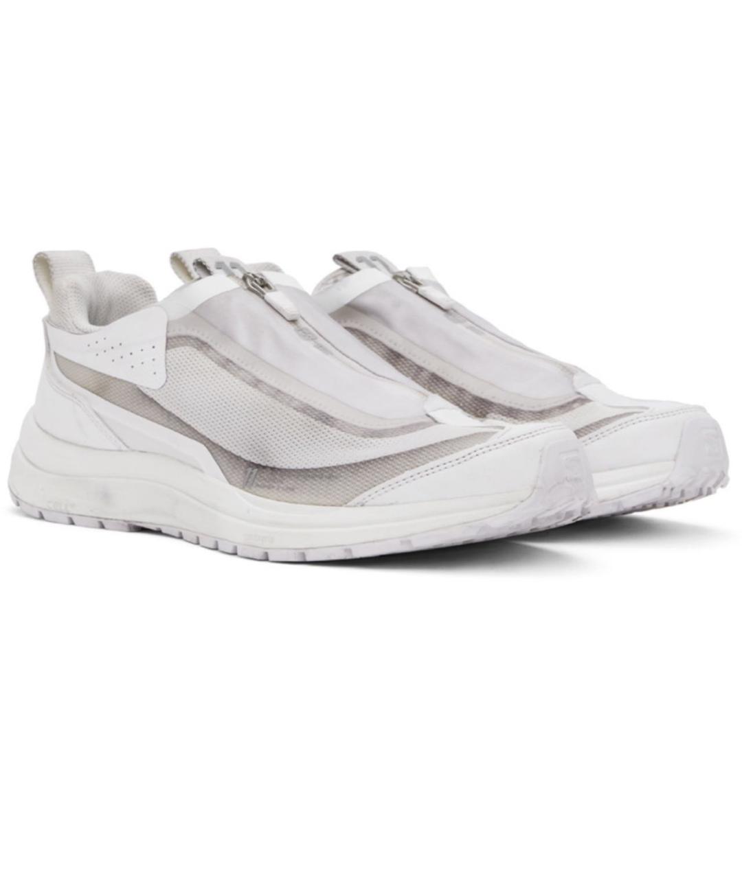 BORIS BIDJAN Белые текстильные низкие кроссовки / кеды, фото 3