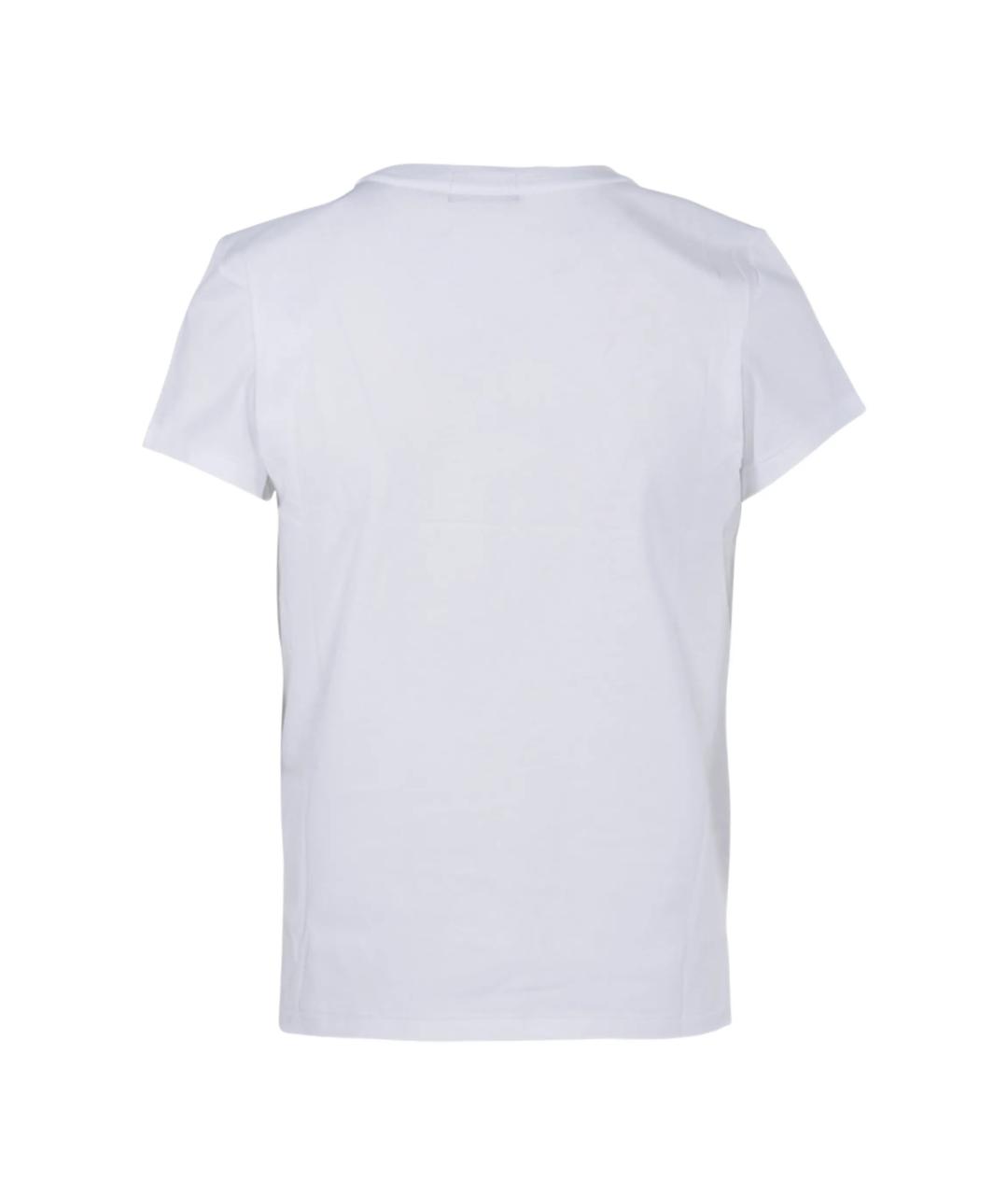 POLO RALPH LAUREN Белая хлопковая футболка, фото 2