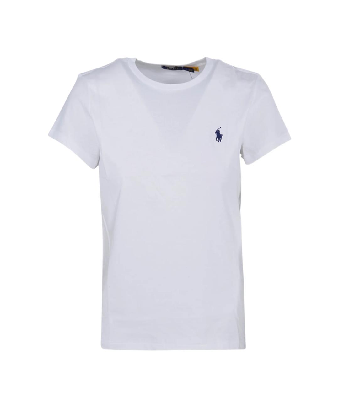 POLO RALPH LAUREN Белая хлопковая футболка, фото 1