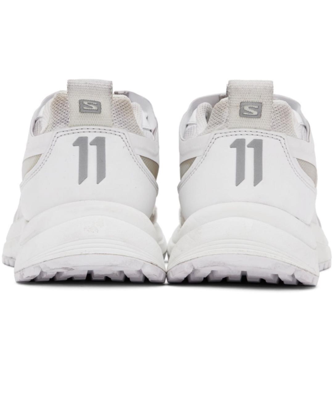 BORIS BIDJAN Белые текстильные низкие кроссовки / кеды, фото 4