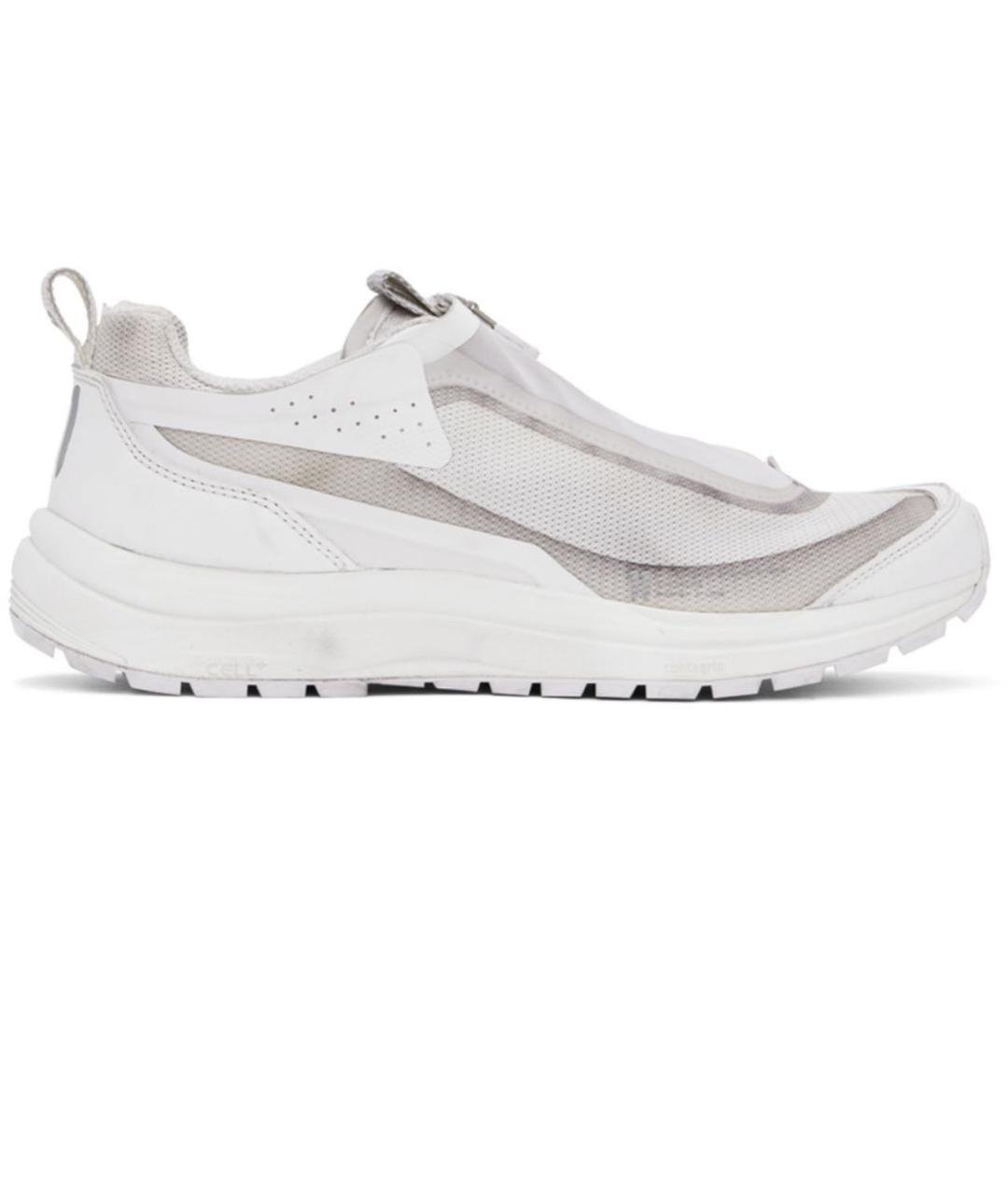 BORIS BIDJAN Белые текстильные низкие кроссовки / кеды, фото 5