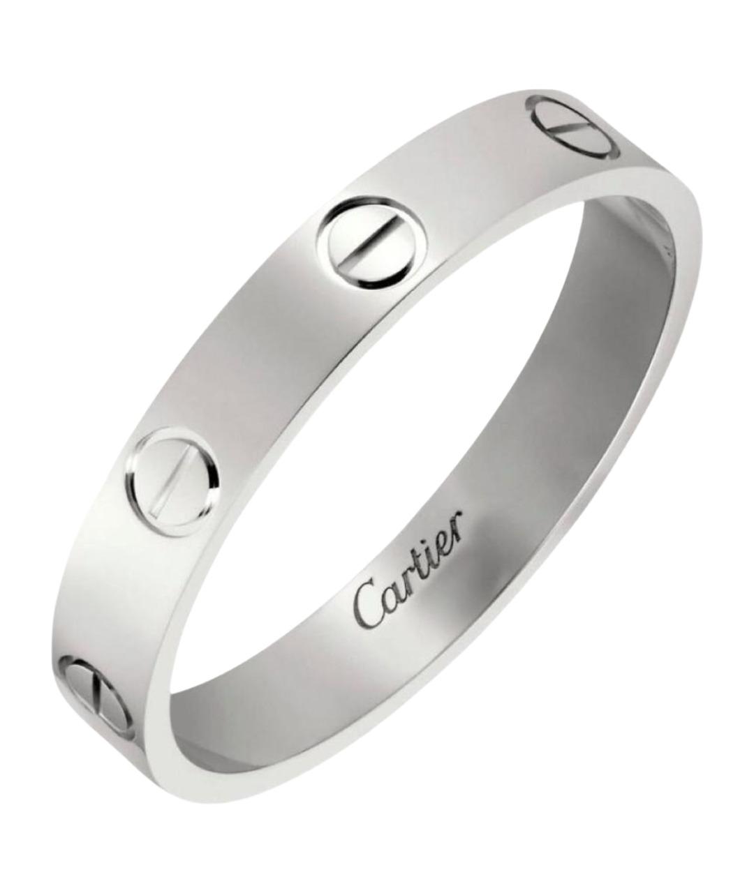 CARTIER Серебряное кольцо из белого золота, фото 1