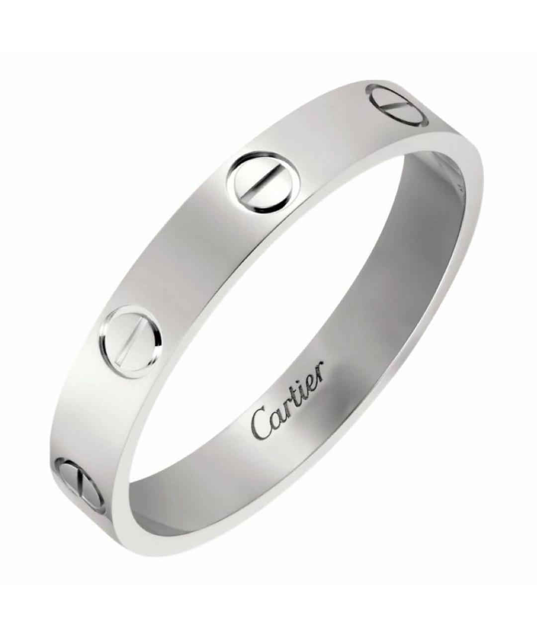 CARTIER Серебряное кольцо из белого золота, фото 6