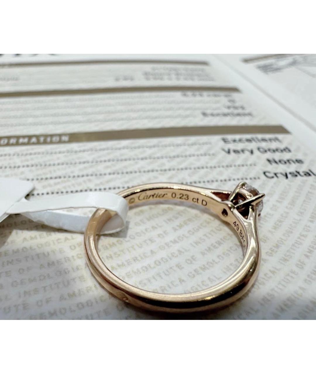 CARTIER Золотое кольцо из розового золота, фото 3