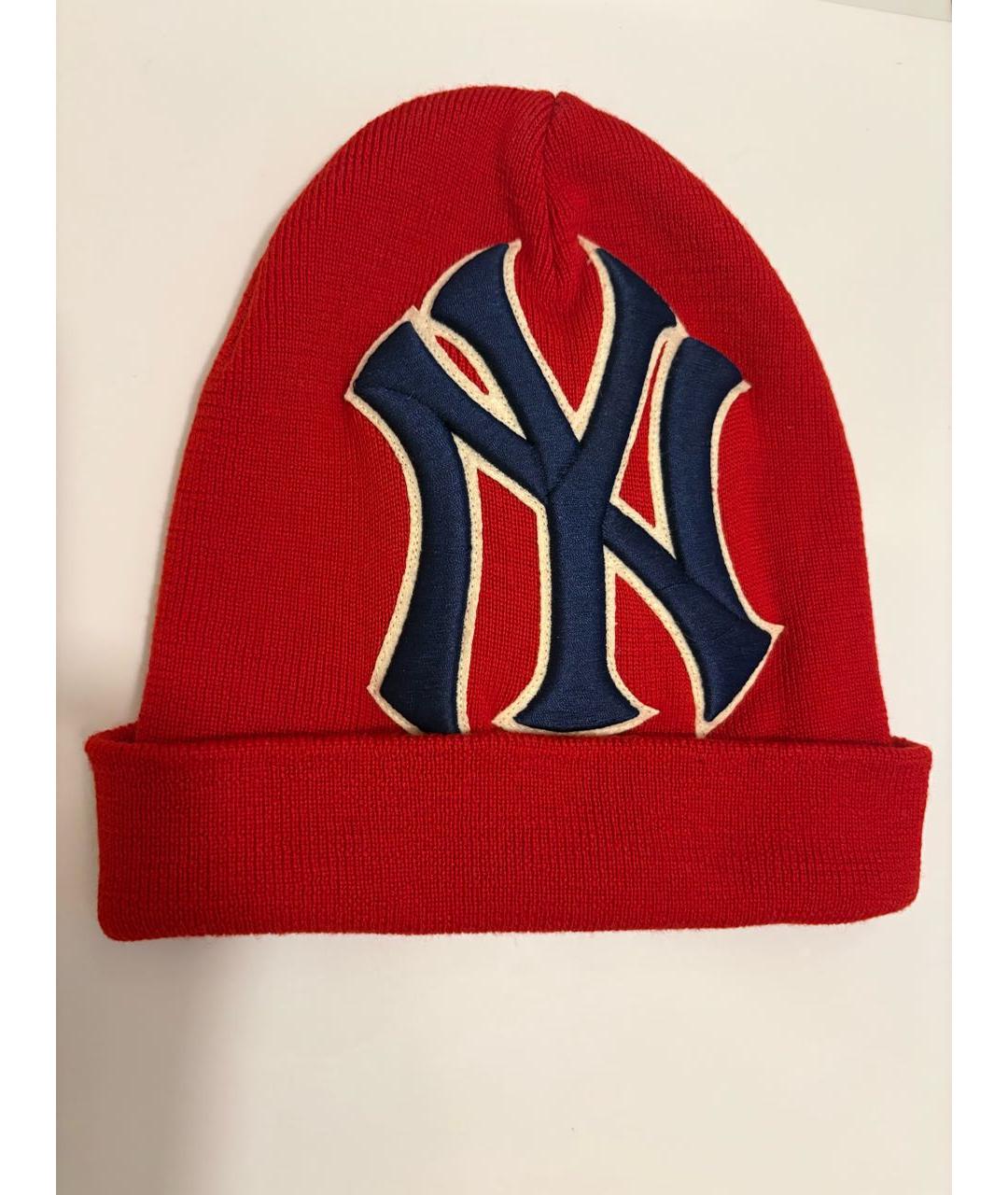 GUCCI Красная шерстяная шапка, фото 2