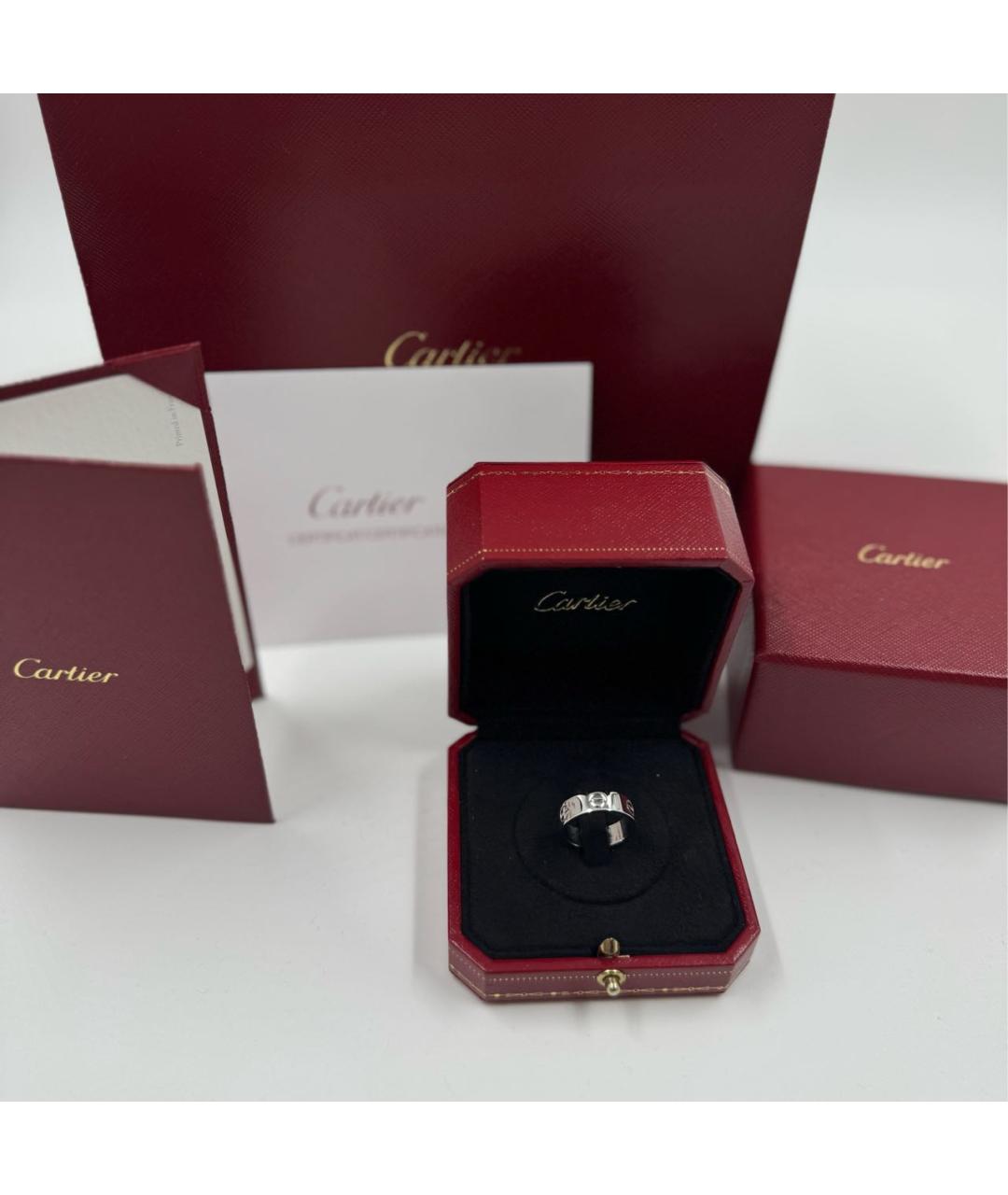 CARTIER Серебряное кольцо из белого золота, фото 2
