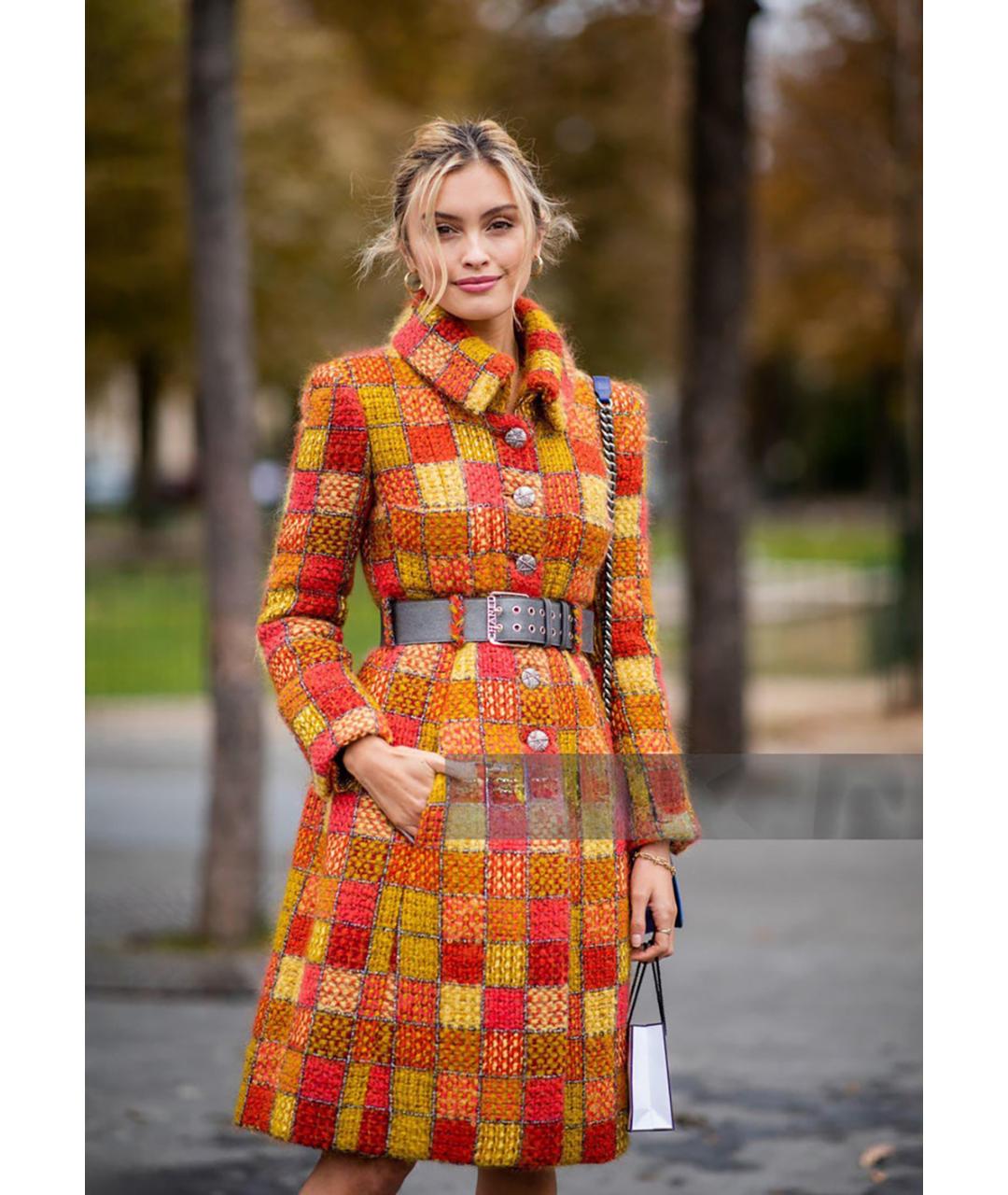 CHANEL Мульти твидовое пальто, фото 4