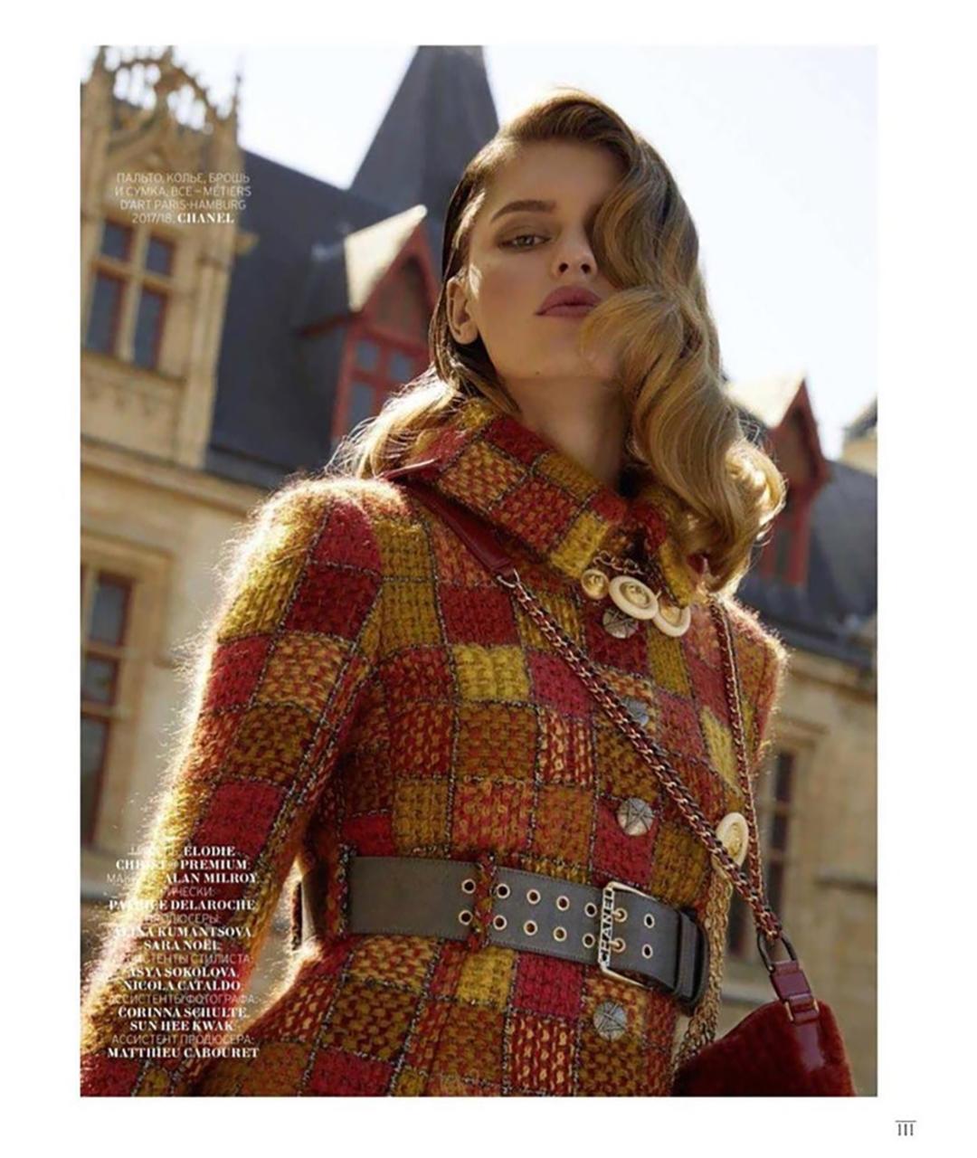 CHANEL Мульти твидовое пальто, фото 5