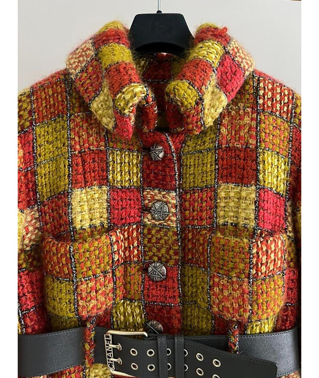 CHANEL Мульти твидовое пальто, фото 7