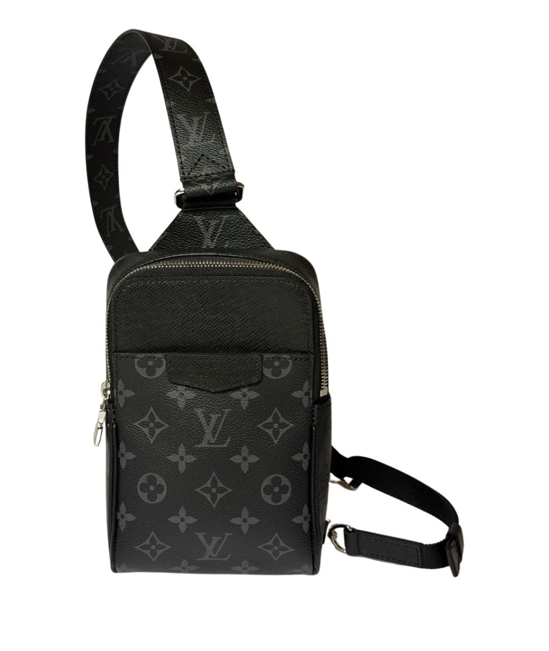 LOUIS VUITTON Черная сумка на плечо, фото 1