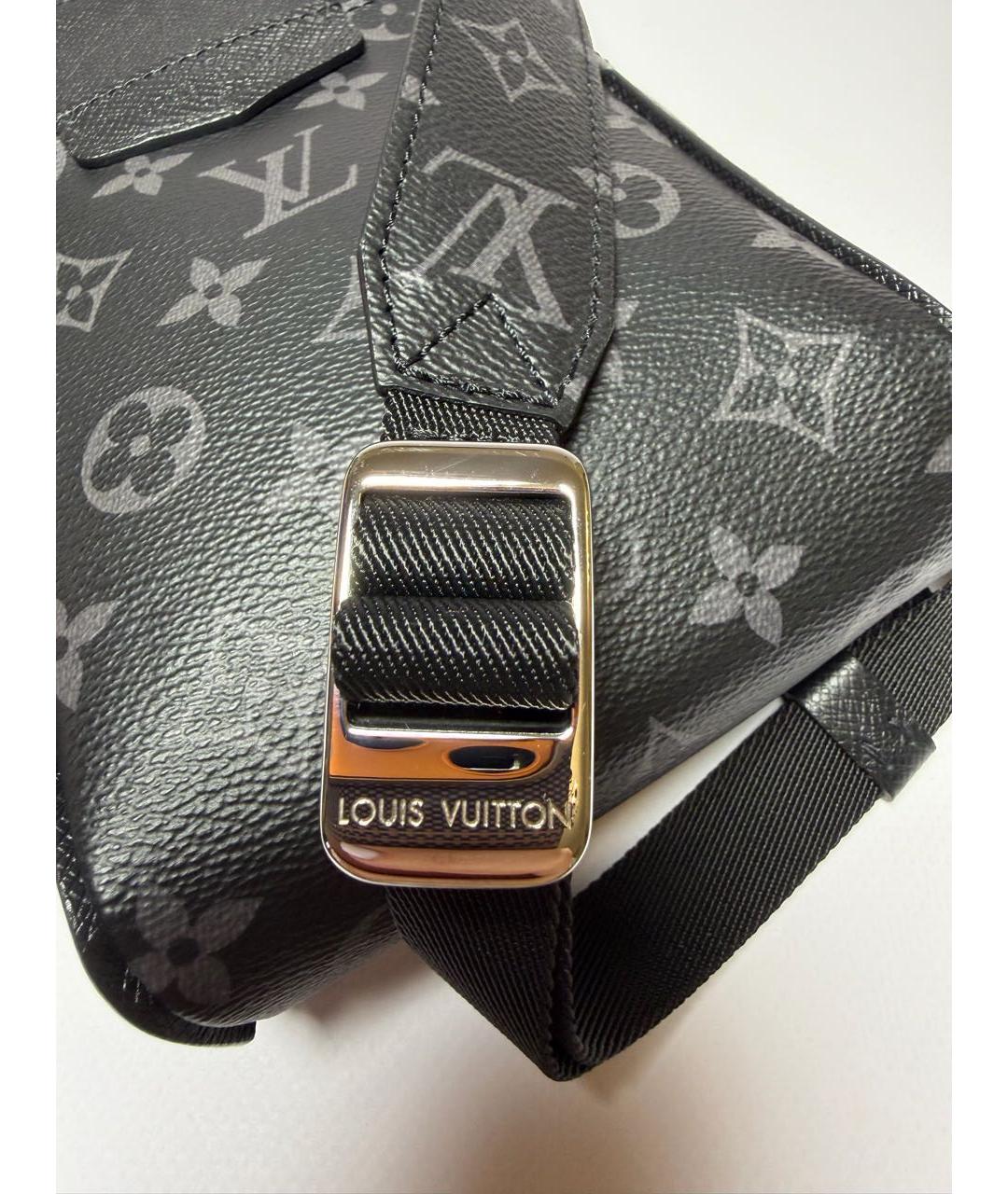 LOUIS VUITTON Черная сумка на плечо, фото 8