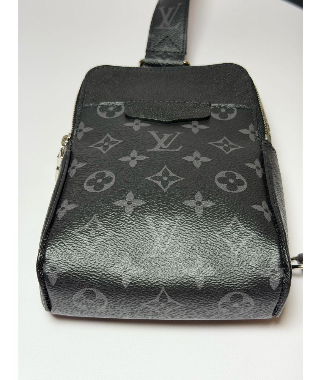 LOUIS VUITTON Черная сумка на плечо, фото 6