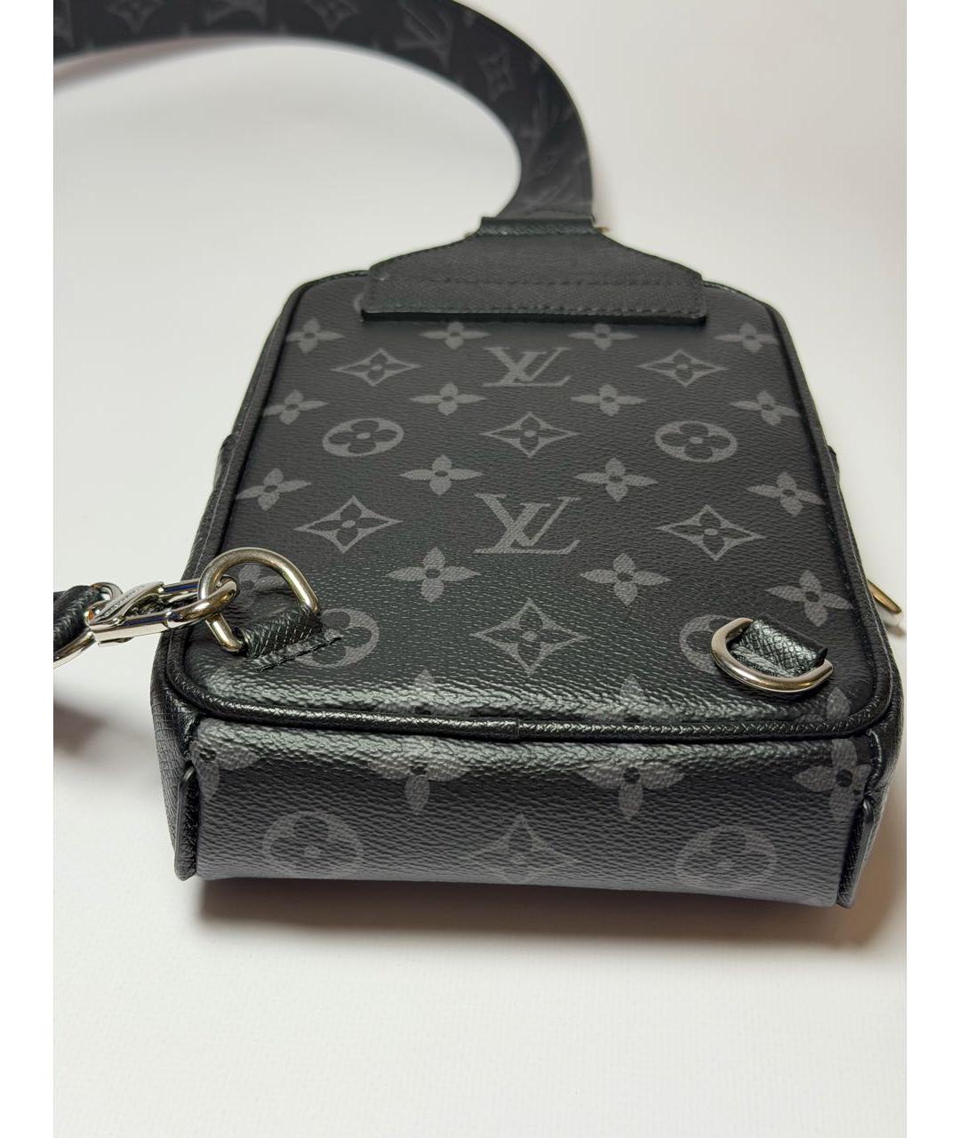 LOUIS VUITTON Черная сумка на плечо, фото 7