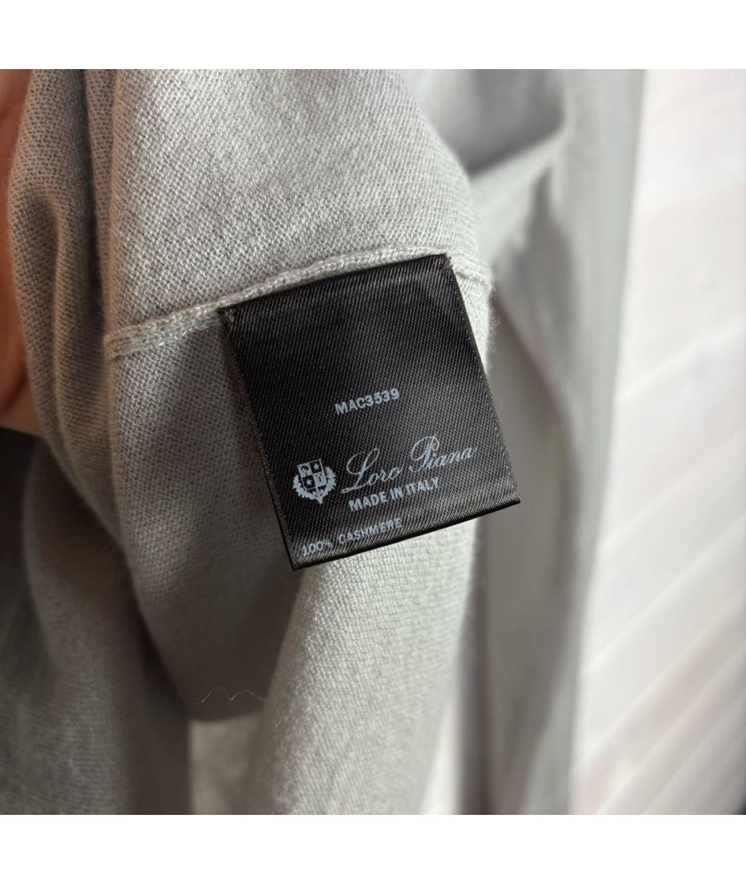 LORO PIANA Бежевый кашемировый джемпер / свитер, фото 6