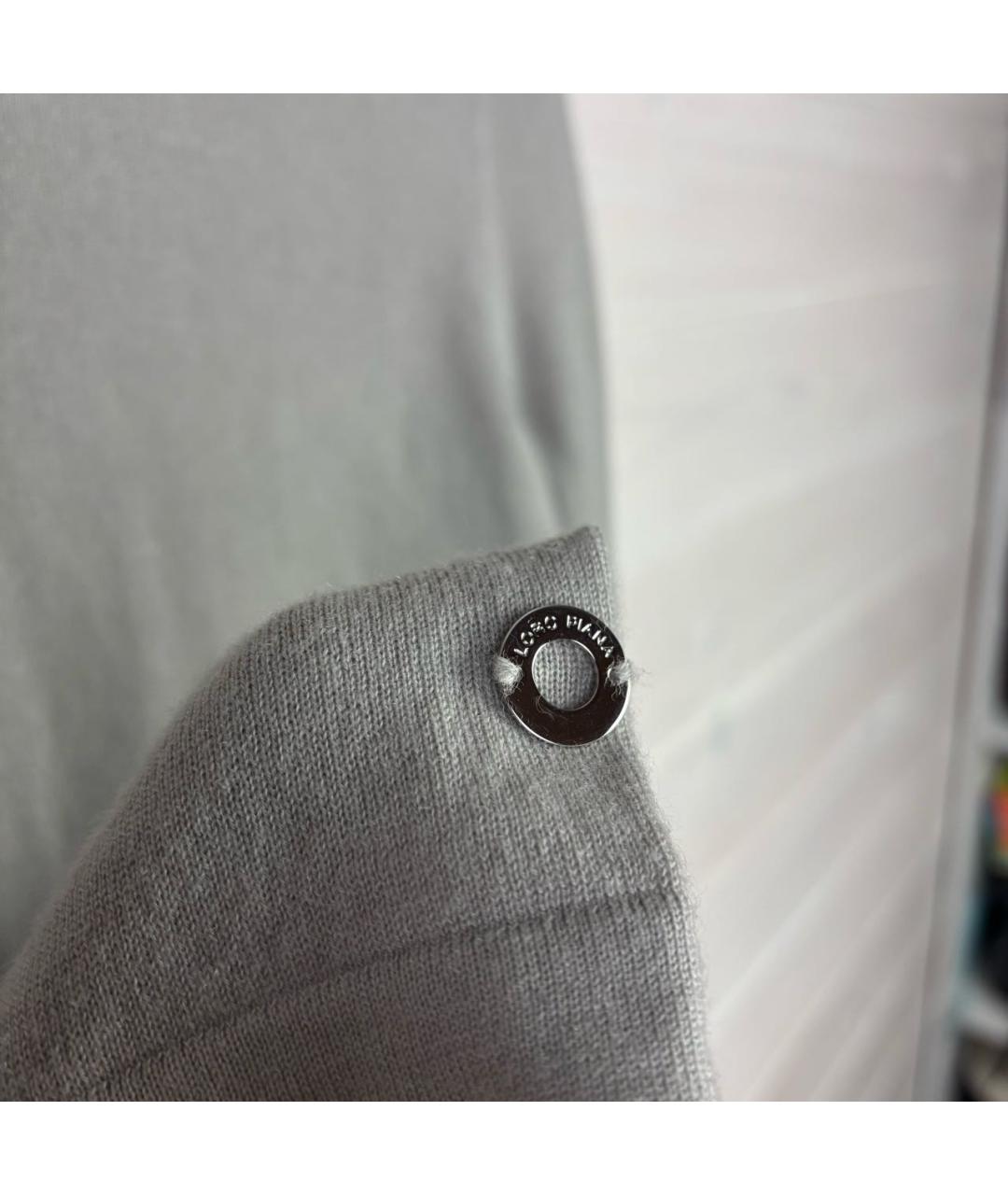 LORO PIANA Бежевый кашемировый джемпер / свитер, фото 4