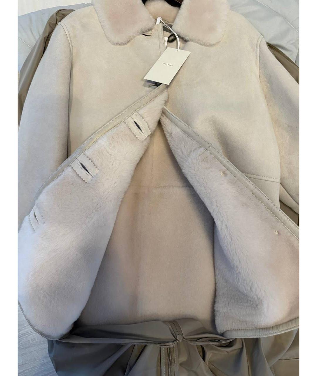12 STOREEZ Бежевая меховая дубленка, фото 4