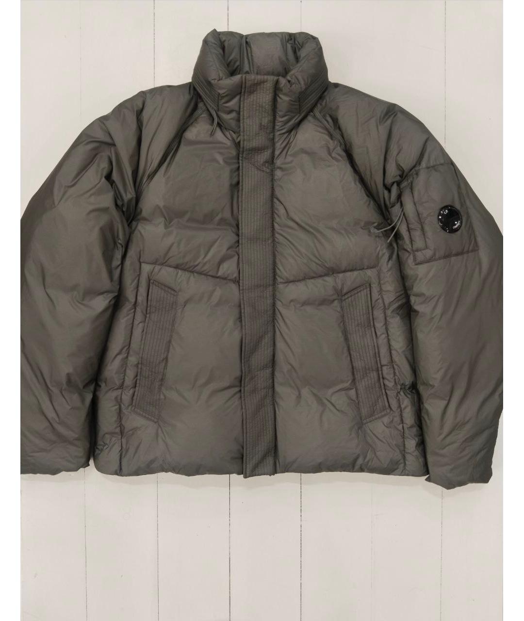 CP COMPANY Серый полиамидовый пуховик, фото 4