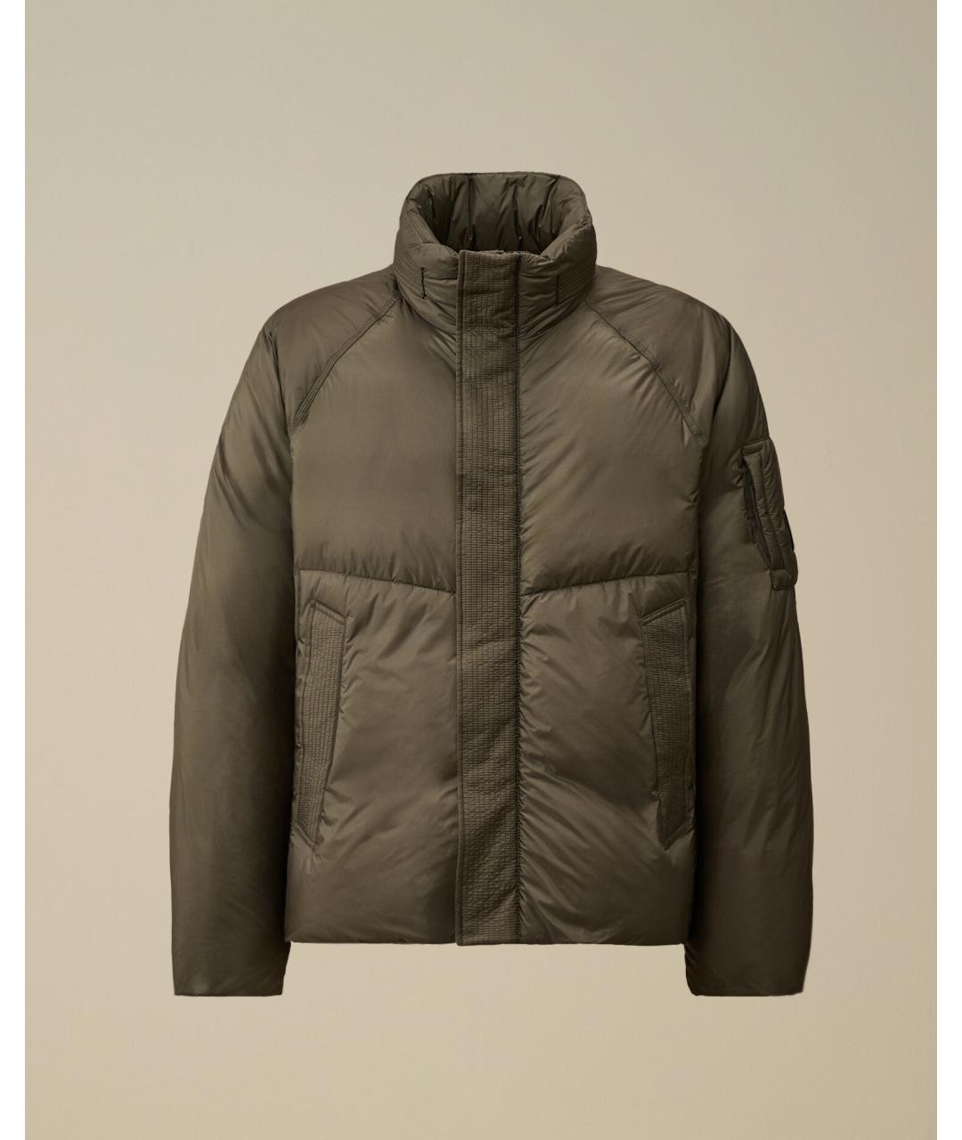 CP COMPANY Серый полиамидовый пуховик, фото 7