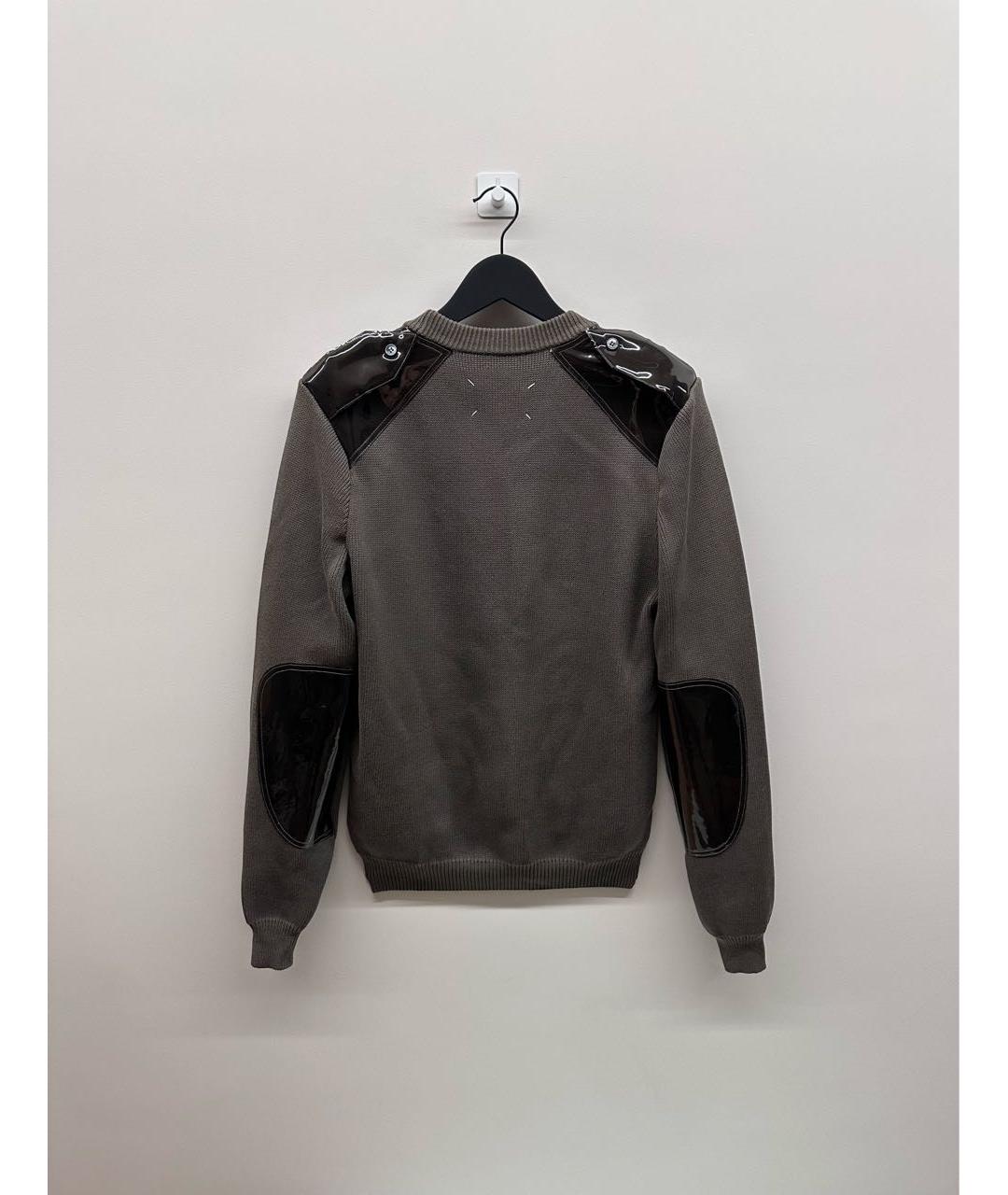 MAISON MARGIELA Серый хлопковый джемпер / свитер, фото 2
