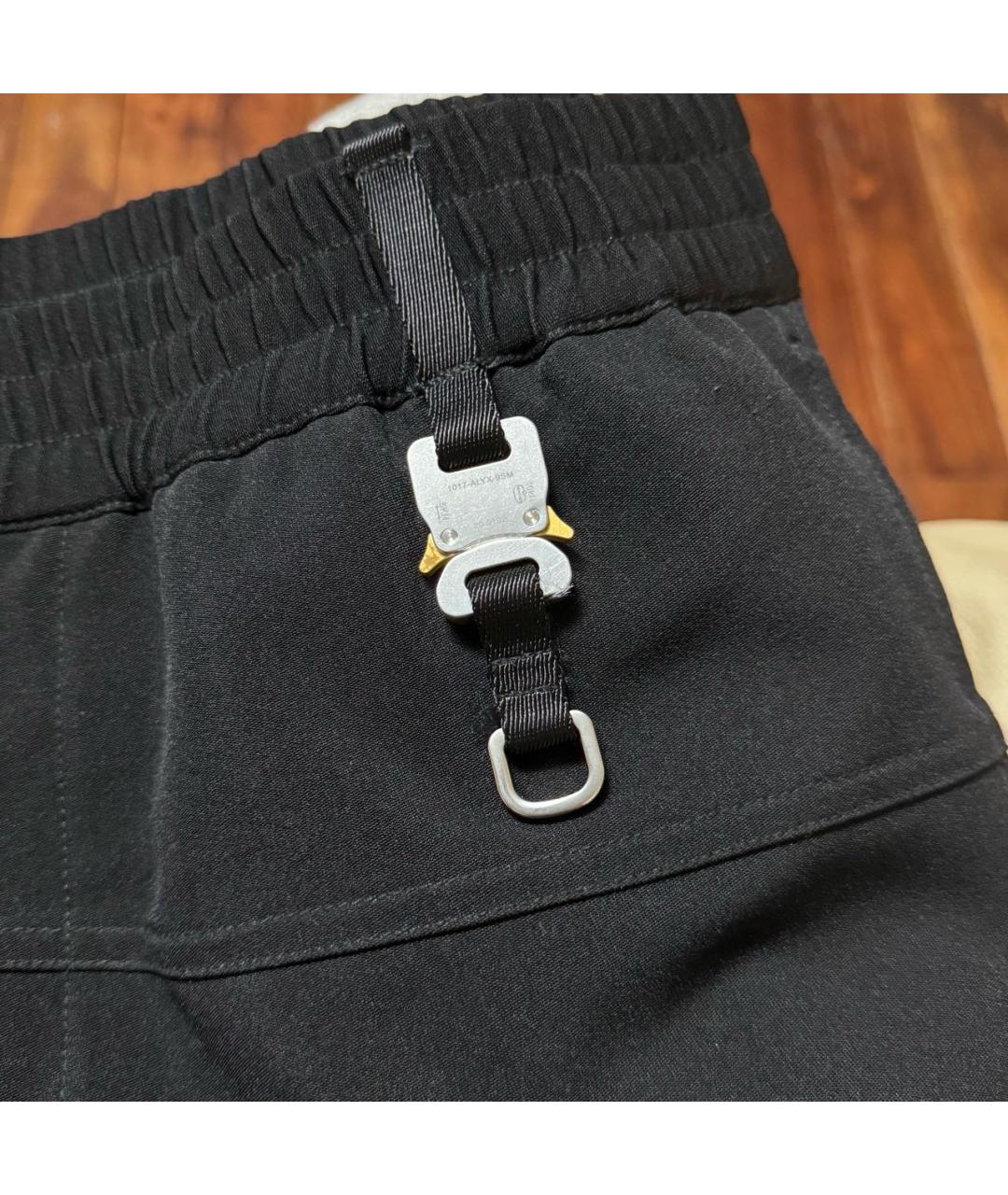 1017 ALYX 9SM Черные полиамидовые повседневные брюки, фото 3