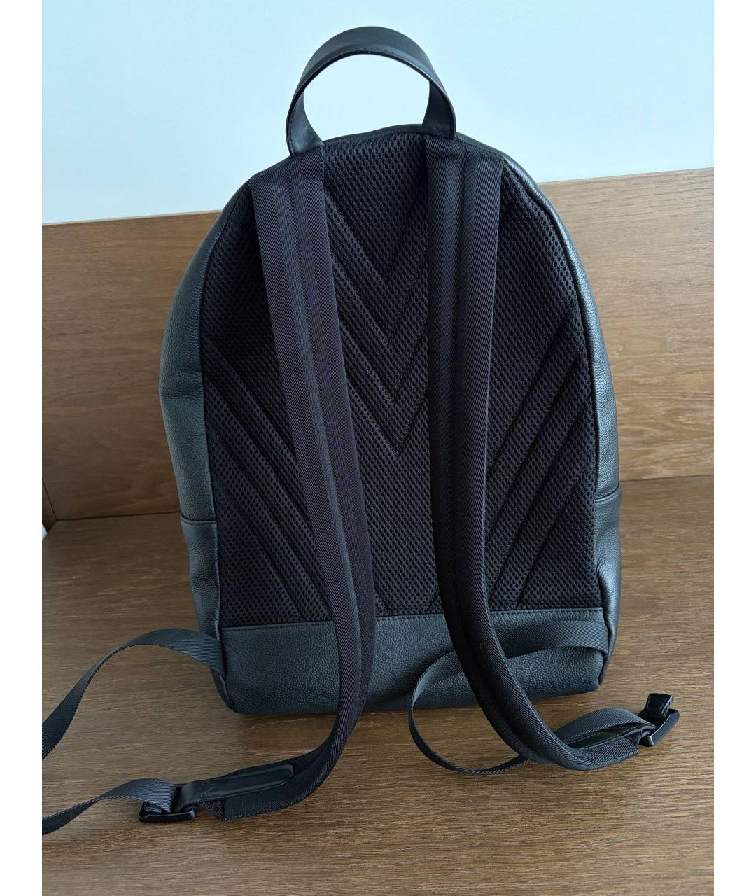 LOUIS VUITTON Черный кожаный рюкзак, фото 3