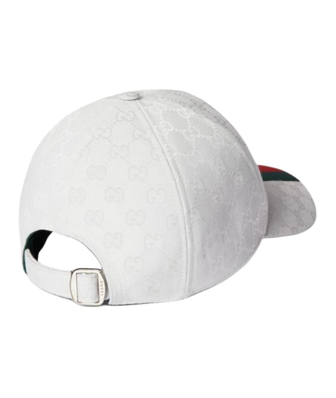 GUCCI Белая хлопковая кепка/бейсболка, фото 3