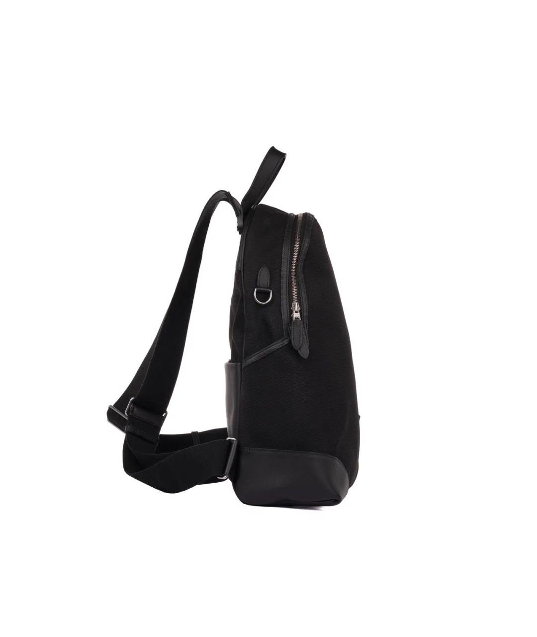 HERMES Черный кожаный рюкзак, фото 3