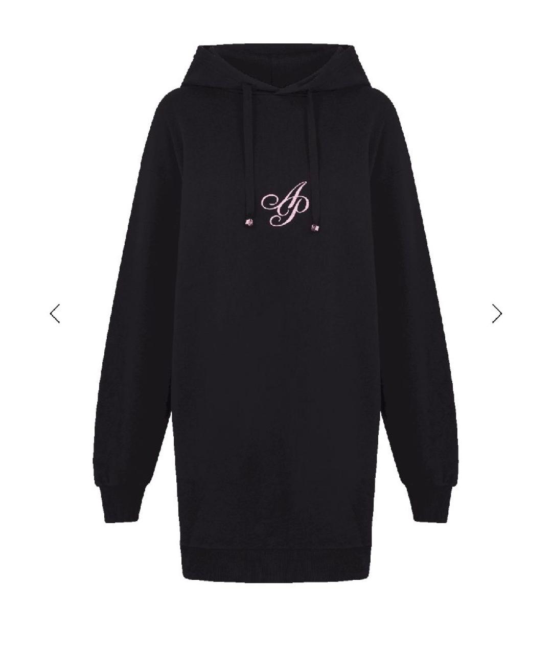 AGENT PROVOCATEUR Черное хлопковое повседневное платье, фото 7