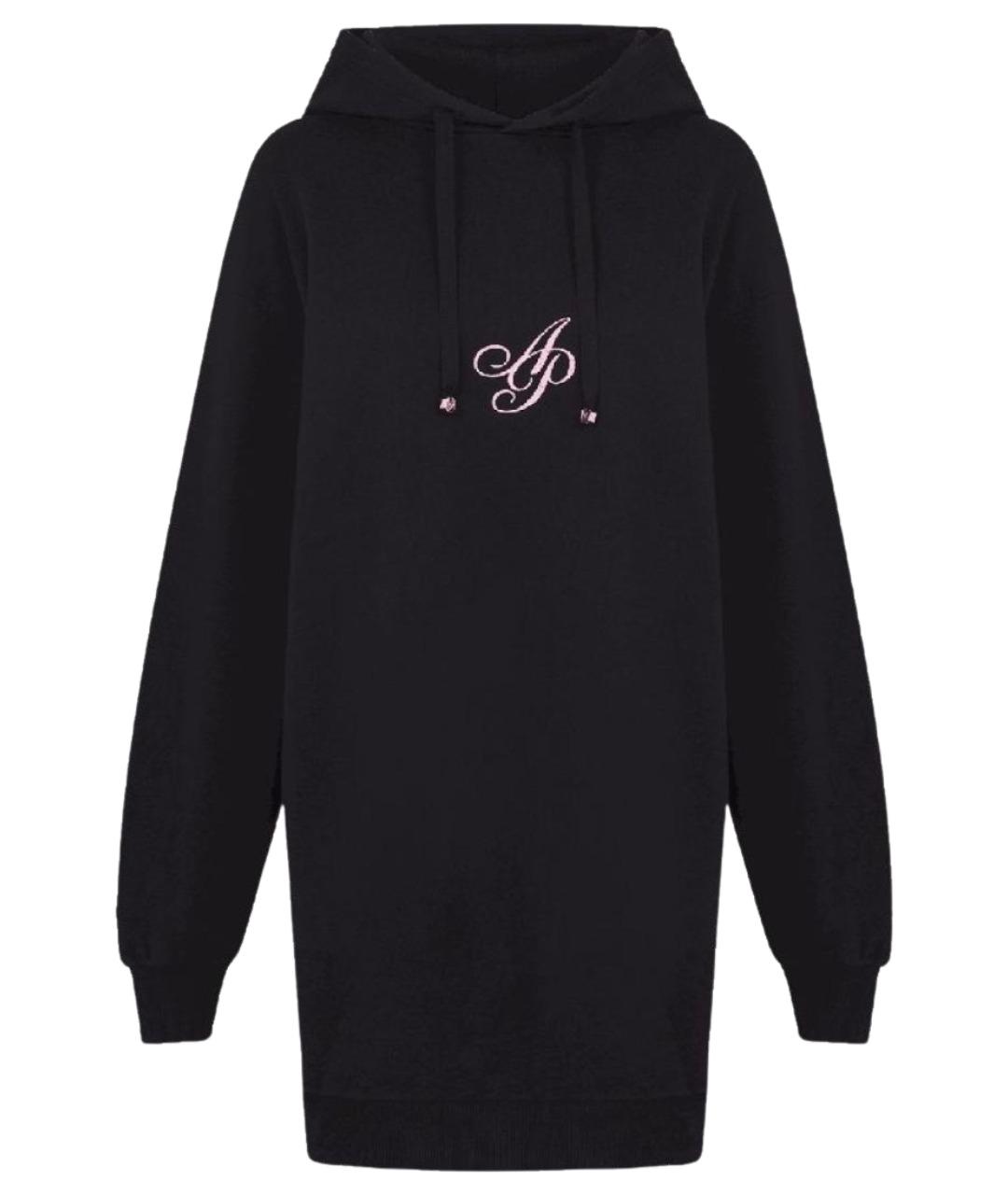 AGENT PROVOCATEUR Черное хлопковое повседневное платье, фото 1