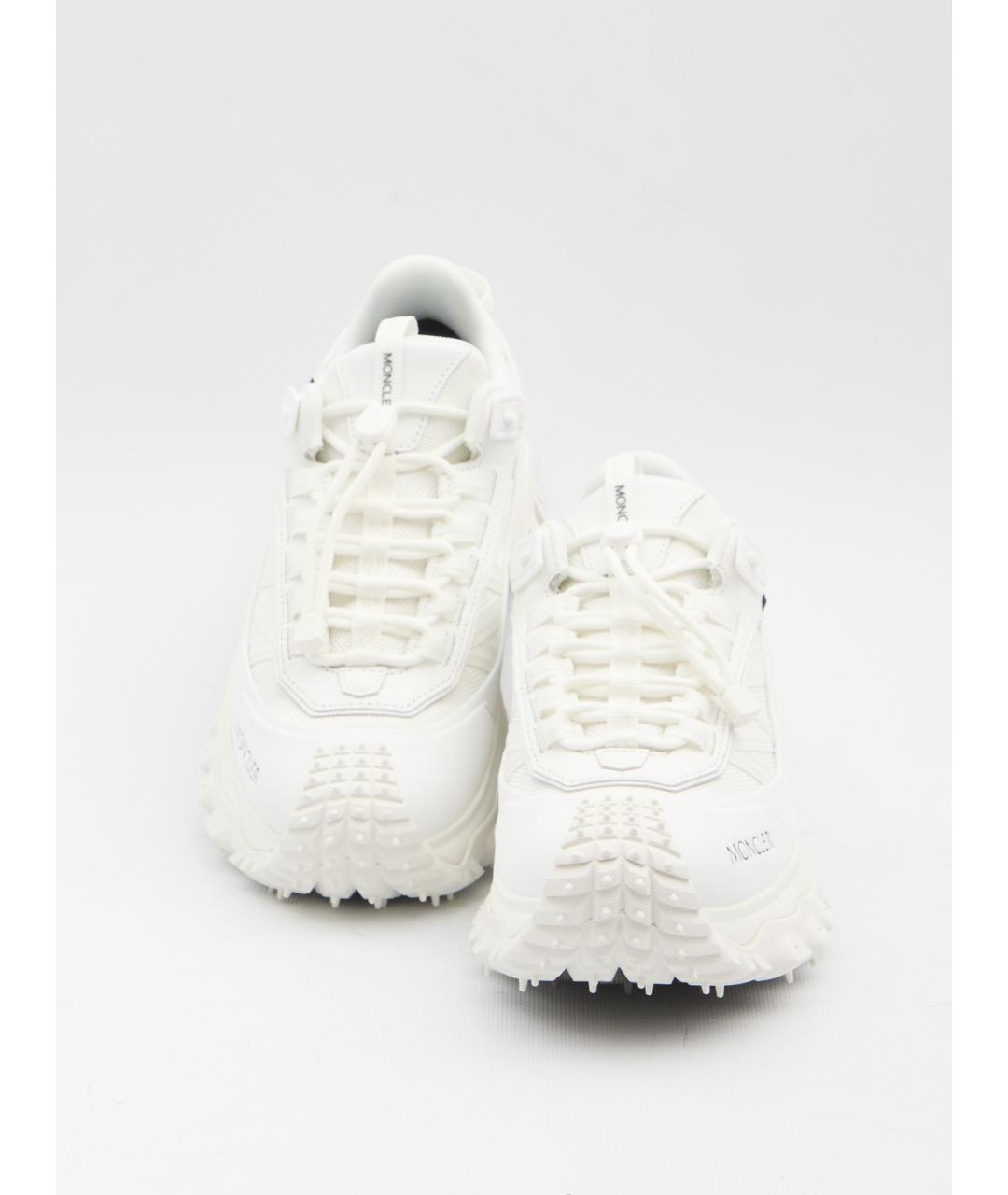 MONCLER Белые синтетические кроссовки, фото 5
