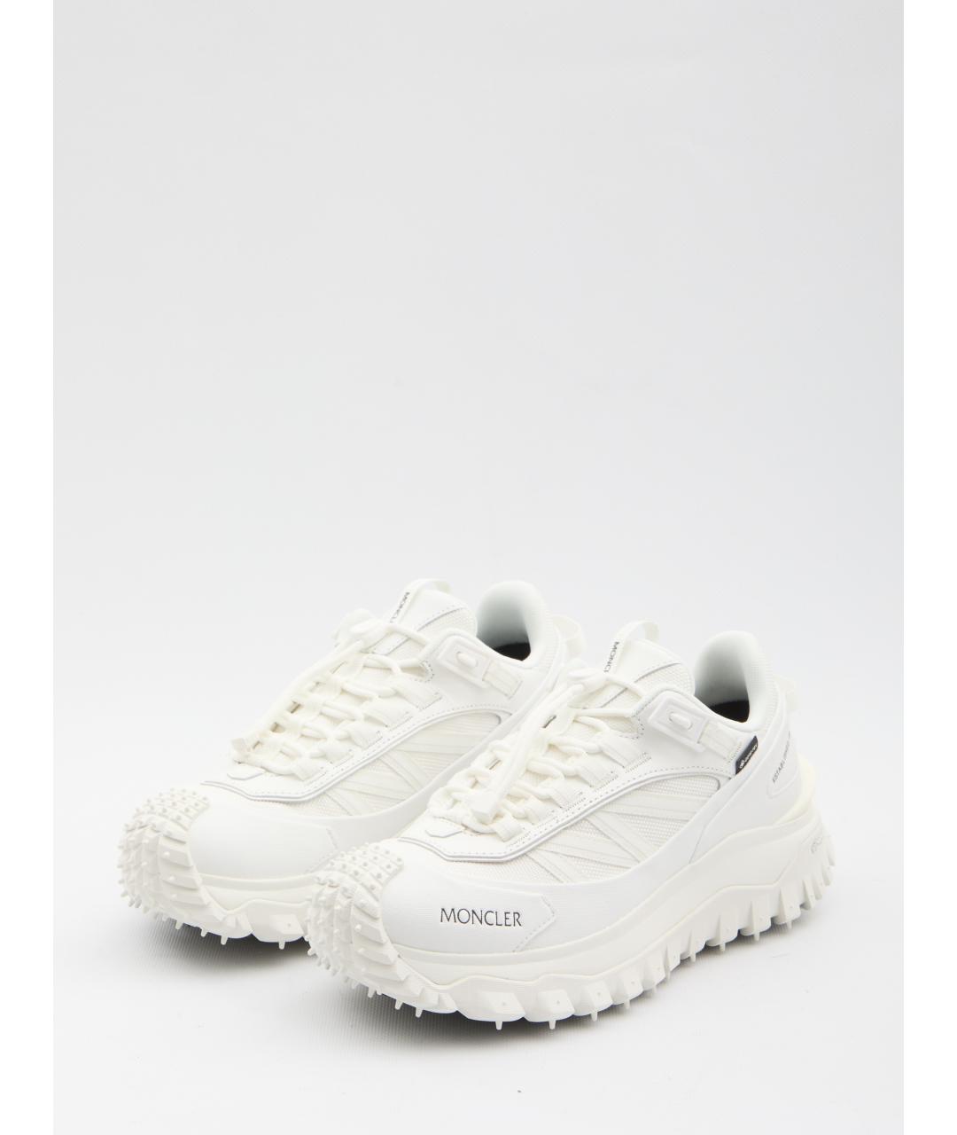 MONCLER Белые синтетические кроссовки, фото 2