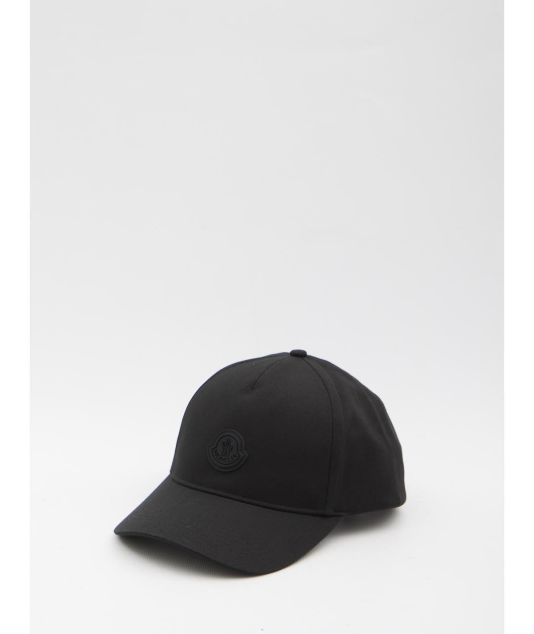 MONCLER Черная хлопковая кепка/бейсболка, фото 3