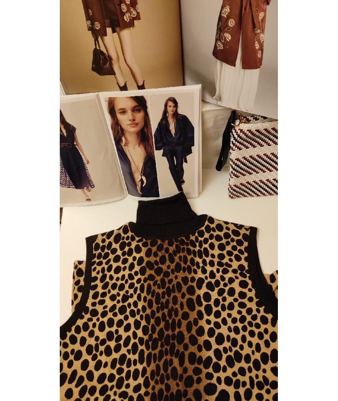 MOSCHINO Мульти шерстяная жилетка, фото 2