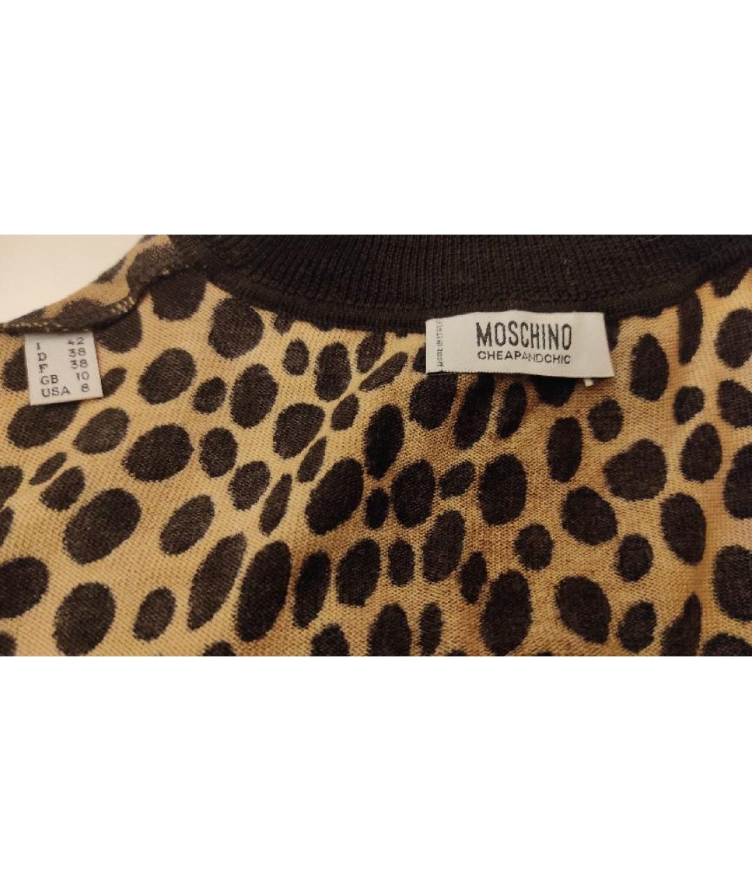 MOSCHINO Мульти шерстяная жилетка, фото 4