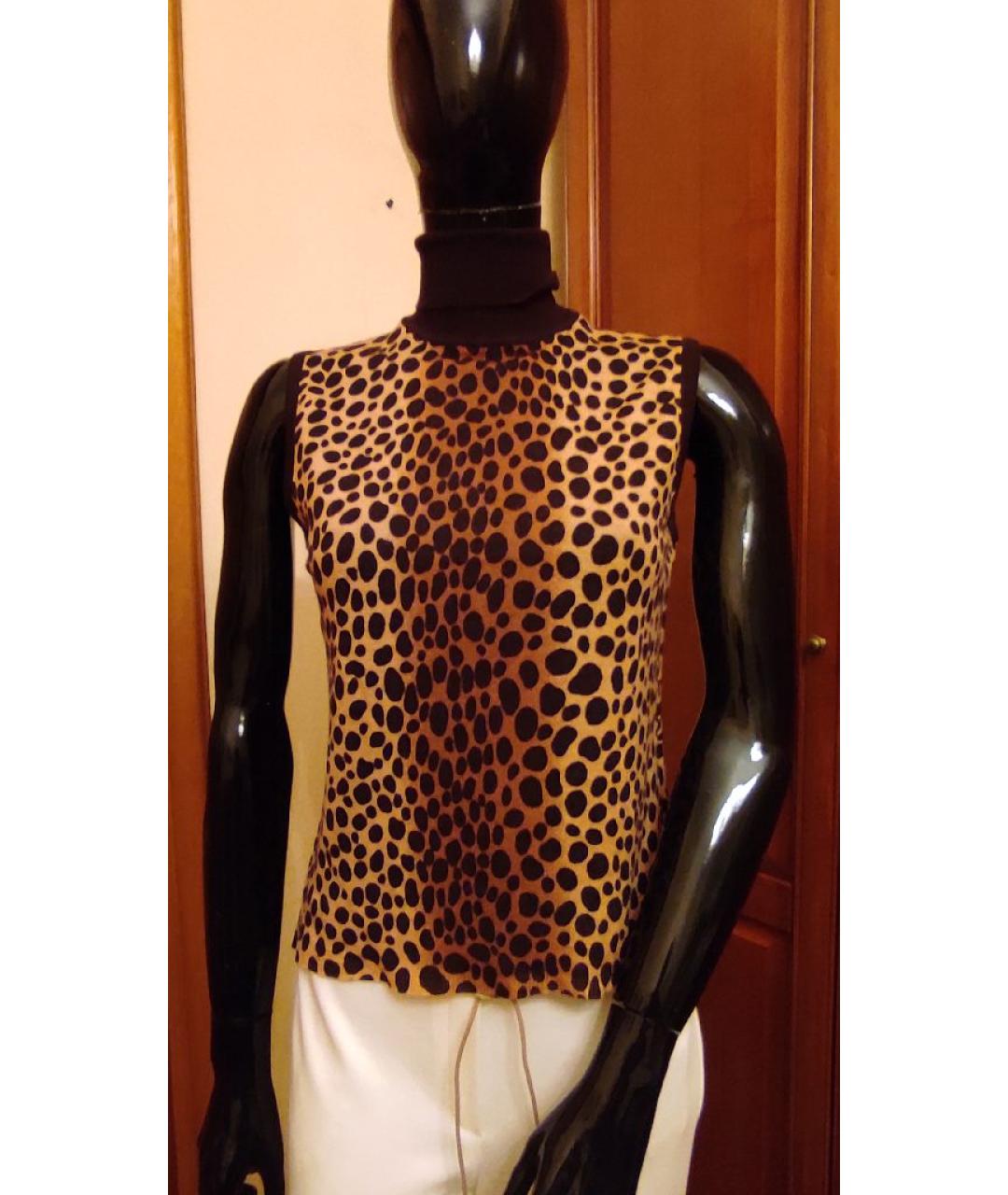 MOSCHINO Мульти шерстяная жилетка, фото 9