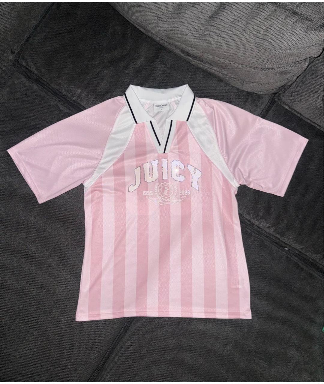 JUICY COUTURE Розовая полиамидовая футболка, фото 6