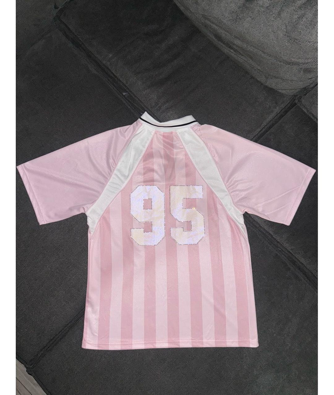 JUICY COUTURE Розовая полиамидовая футболка, фото 4