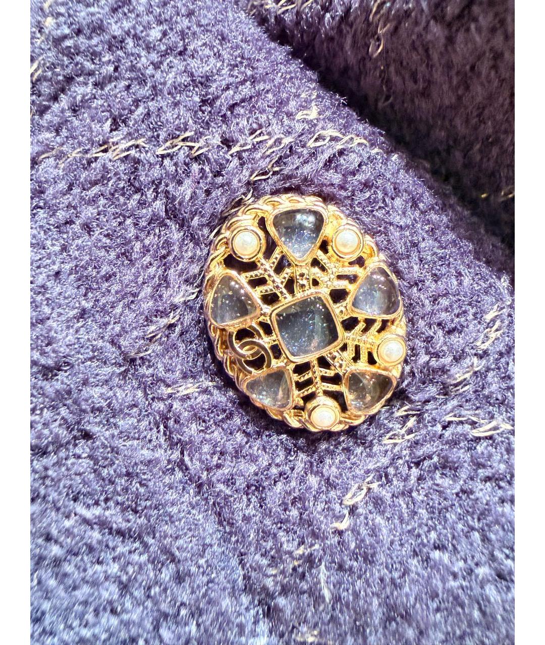 CHANEL Темно-синий хлопковый джемпер / свитер, фото 3