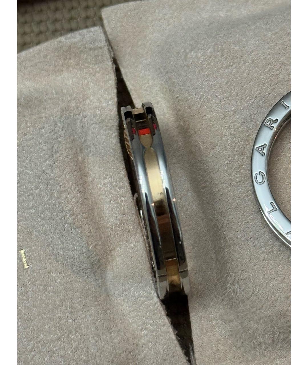 BVLGARI Белые серьги из розового золота, фото 4