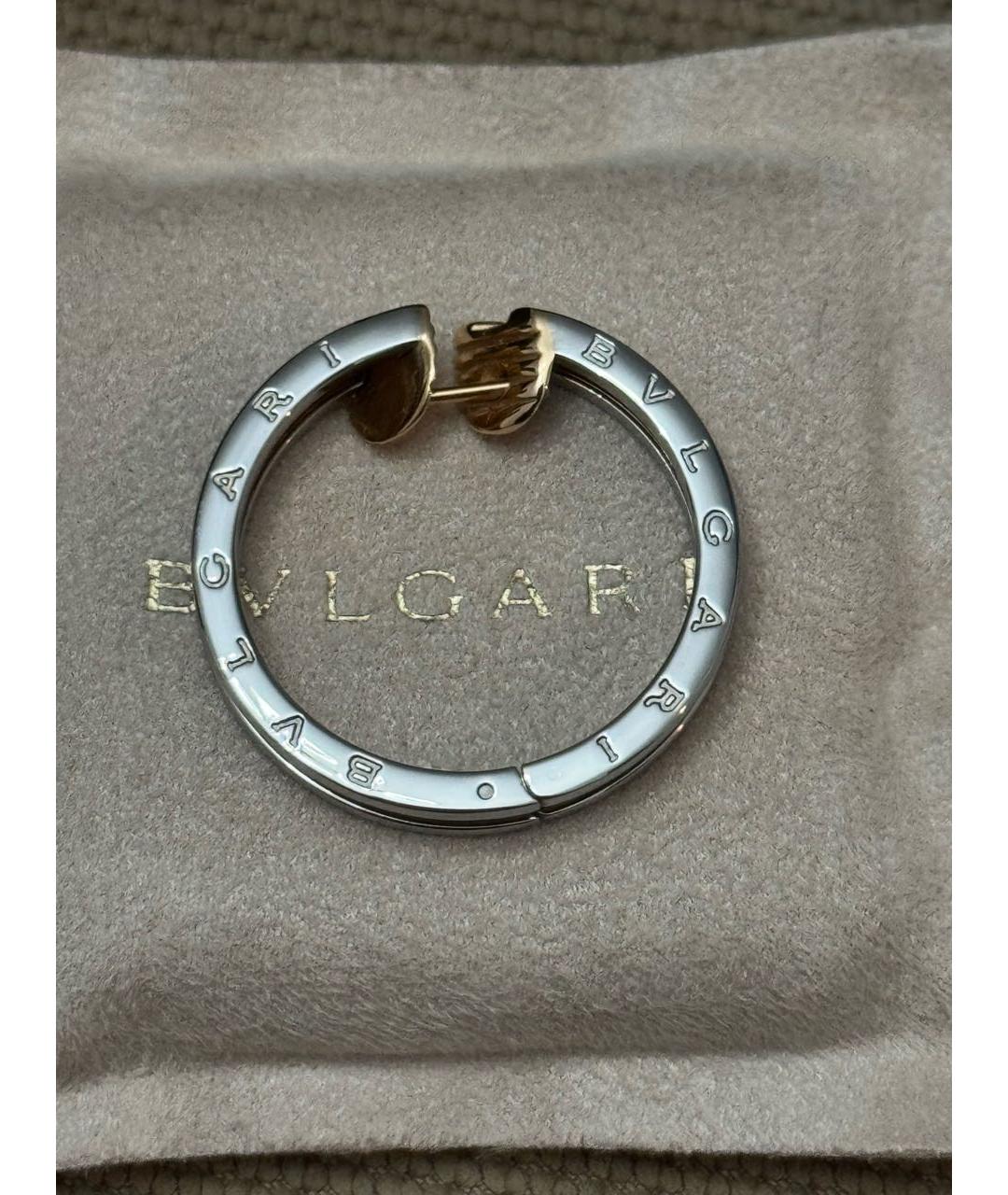 BVLGARI Белые серьги из розового золота, фото 3