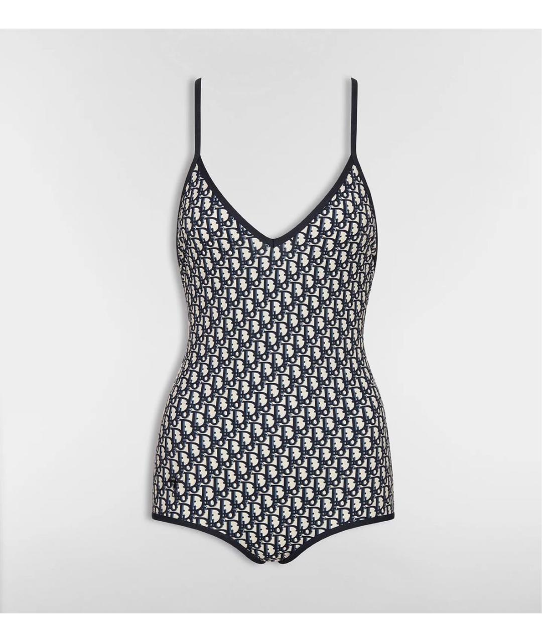 CHRISTIAN DIOR Синий полиэстеровый купальник, фото 6