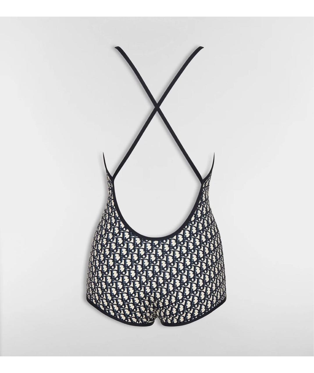 CHRISTIAN DIOR Синий полиэстеровый купальник, фото 5