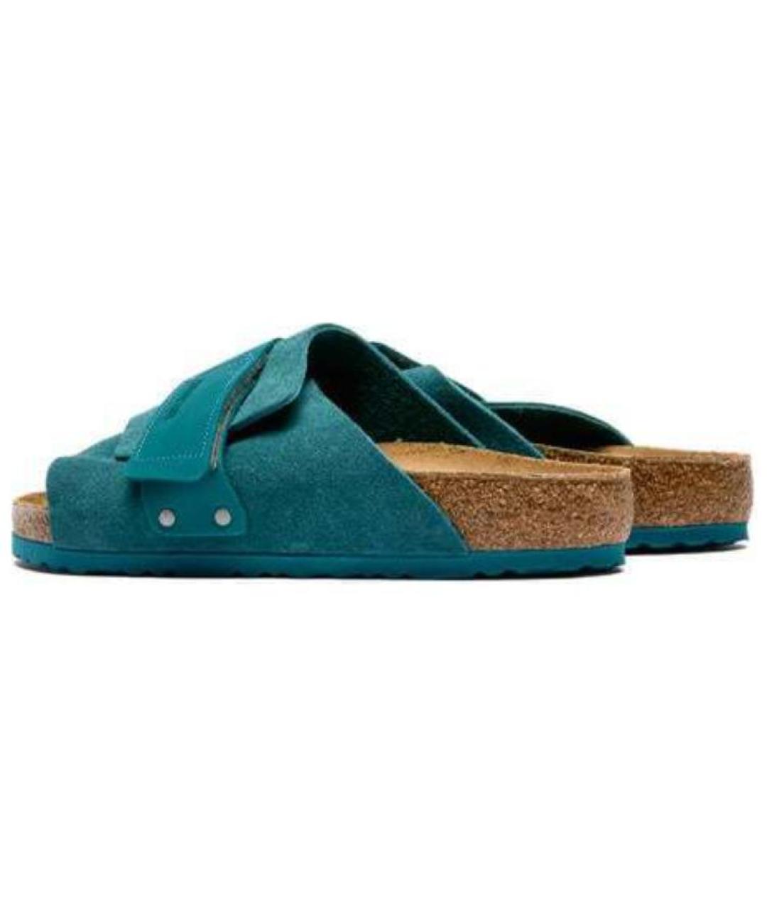 BIRKENSTOCK Зеленые замшевые сандалии, фото 5