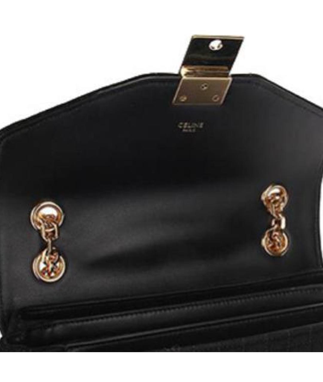 CELINE Черная сумка через плечо, фото 6