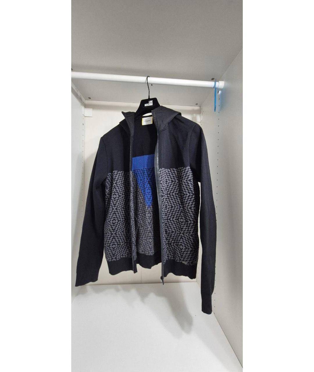 ICEBERG Черный хлопковый кардиган, фото 3