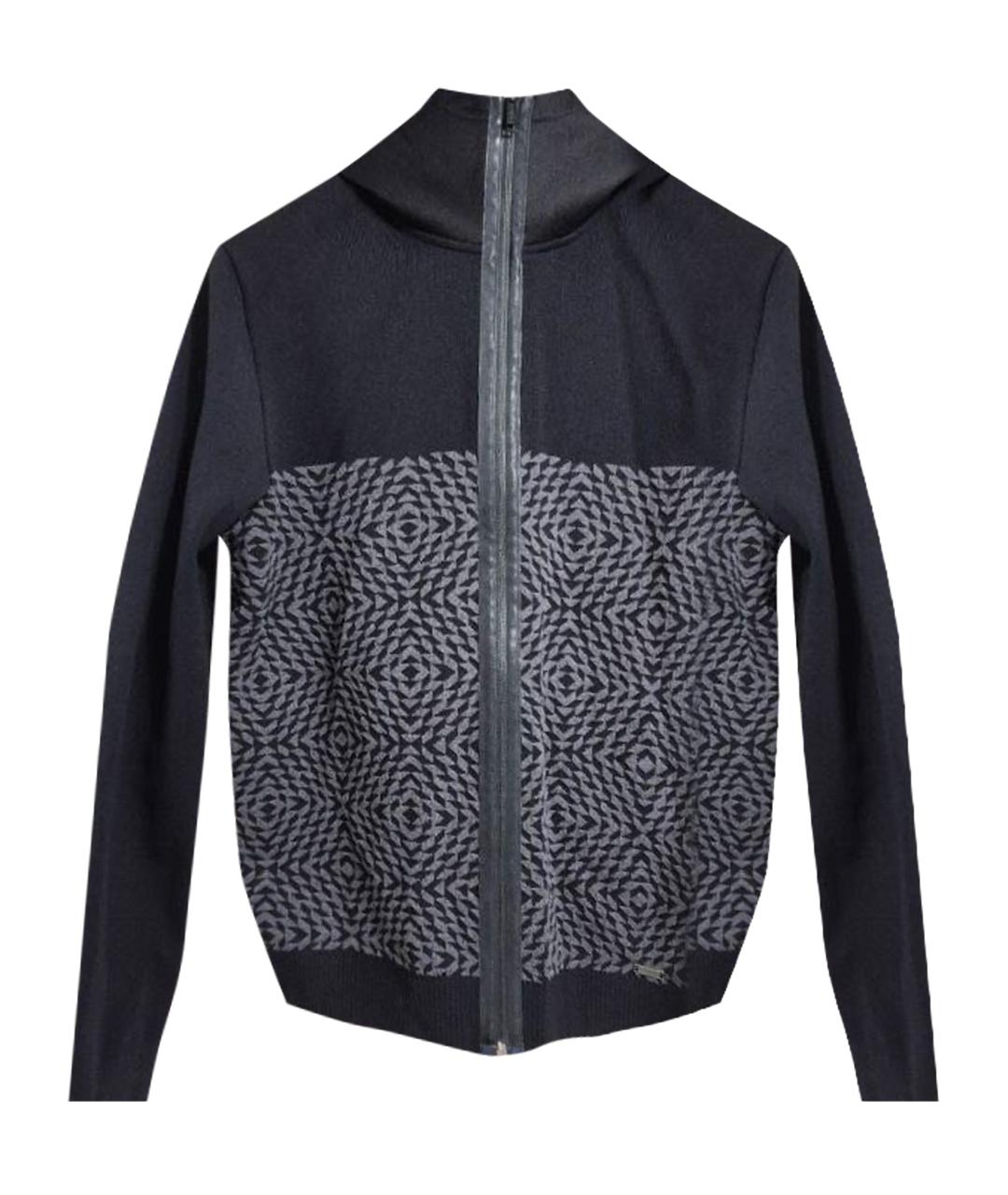 ICEBERG Черный хлопковый кардиган, фото 1