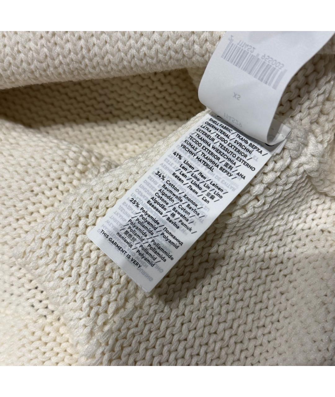 12 STOREEZ Бежевая льняная жилетка, фото 6